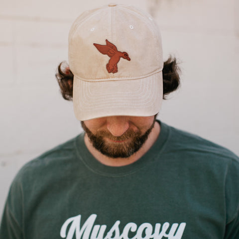 Muscovy Leather Patch Hat